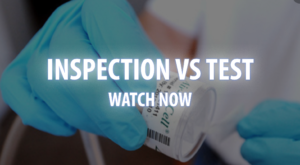 inspection vs test